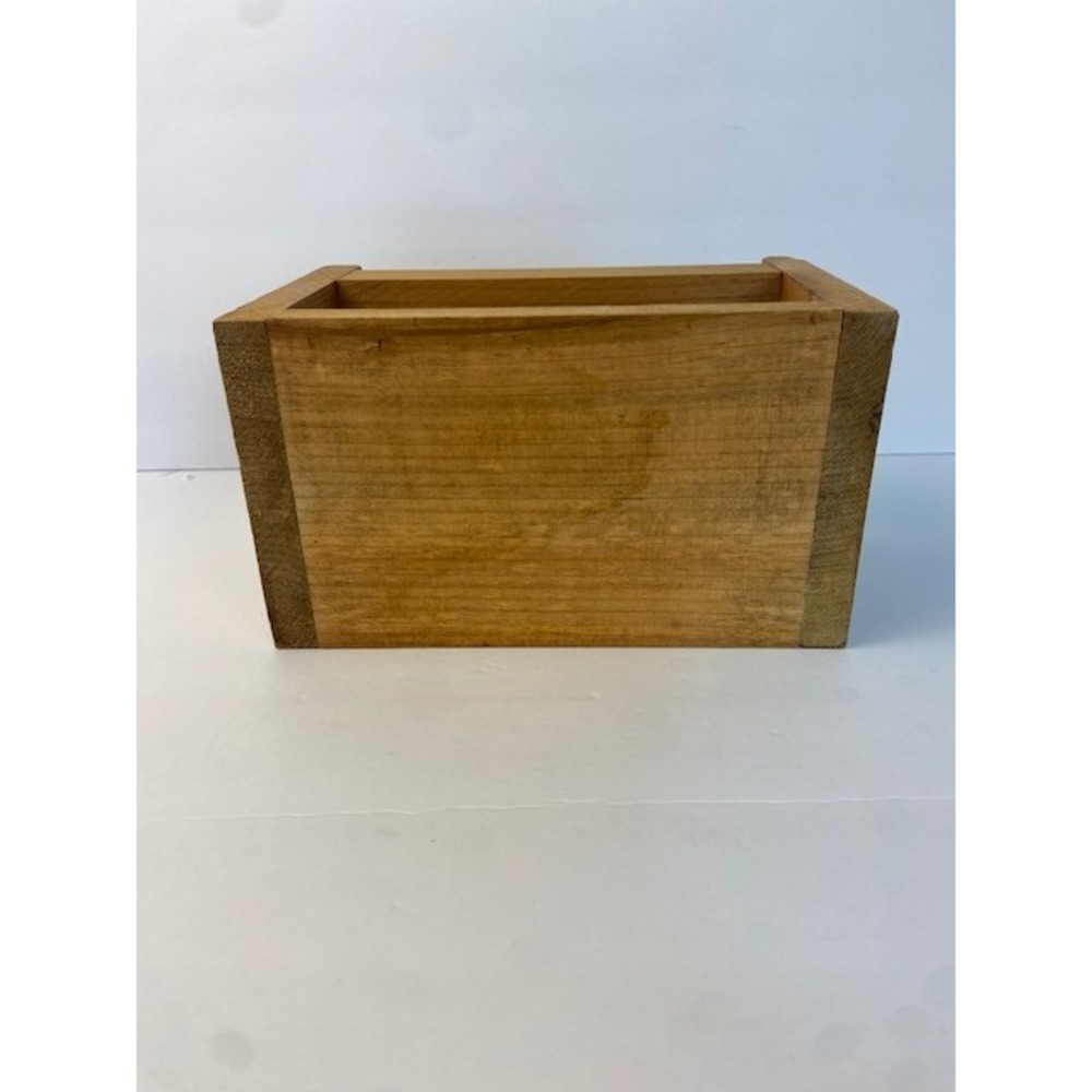 Vintage Rustic Wooden Desk Organizer Heart Cutout Mail Caddy Farmhouse Decor - Picture 6 of 11